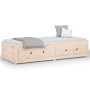 Sofá cama de madera maciza de pino 75x190 cm de vidaXL, Camas y somieres - Ref: Foro24-821599, Precio: 143,29 €, Descuento: %