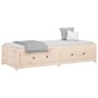 Sofá cama de madera maciza de pino 75x190 cm de vidaXL, Camas y somieres - Ref: Foro24-821599, Precio: 143,29 €, Descuento: %