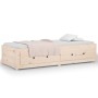 Sofá cama de madera maciza de pino 75x190 cm de vidaXL, Camas y somieres - Ref: Foro24-821599, Precio: 143,29 €, Descuento: %