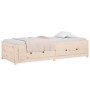 Sofá cama de madera maciza de pino 75x190 cm de vidaXL, Camas y somieres - Ref: Foro24-821599, Precio: 143,29 €, Descuento: %