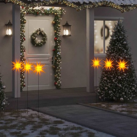 Lámpara de Navidad LED plegable 3 unidades amarillo 35 cm en Decoración Festiva y Estacional | Comprar online en Foru.es