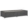 Sofá cama madera maciza de pino gris 90x200 cm de vidaXL, Camas y somieres - Ref: Foro24-821591, Precio: 210,66 €, Descuento: %