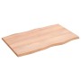 Tablero mesa madera tratada roble borde natural 80x50x2 cm de vidaXL, Tableros para mesas - Ref: Foro24-363941, Precio: 55,73...