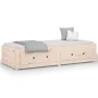 Solid pine wood sofa bed 80x200 cm by vidaXL, Beds and slatted bases - Ref: Foro24-821584, Price: 184,49 €, Discount: %