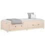 Solid pine wood sofa bed 80x200 cm by vidaXL, Beds and slatted bases - Ref: Foro24-821584, Price: 184,49 €, Discount: %