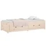 Solid pine wood sofa bed 80x200 cm by vidaXL, Beds and slatted bases - Ref: Foro24-821584, Price: 184,49 €, Discount: %