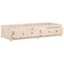 Solid pine wood sofa bed 80x200 cm by vidaXL, Beds and slatted bases - Ref: Foro24-821584, Price: 184,49 €, Discount: %