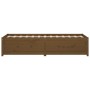 Sofá cama de madera maciza de pino marrón miel 90x190 cm de vidaXL, Camas y somieres - Ref: Foro24-821597, Precio: 206,57 €, ...