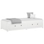 Sofá cama madera maciza de pino blanco 90x200 cm de vidaXL, Camas y somieres - Ref: Foro24-821590, Precio: 248,11 €, Descuent...