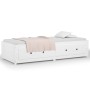 Sofá cama madera maciza de pino blanco 90x200 cm de vidaXL, Camas y somieres - Ref: Foro24-821590, Precio: 248,11 €, Descuent...