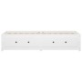 Sofá cama madera maciza de pino blanco 90x200 cm de vidaXL, Camas y somieres - Ref: Foro24-821590, Precio: 248,11 €, Descuent...