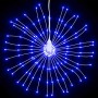 Luces de Navidad de estrellas 4 uds 140 LED azul 17 cm en Decoración Festiva y Estacional | Comprar online en Foru.es