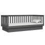 Sofá cama de madera maciza de pino gris 100x200 cm de vidaXL, Camas y somieres - Ref: Foro24-821571, Precio: 159,96 €, Descue...