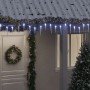 Luz de carámbano navideña (200 LED, blanco frío, 20 m, acrílico, PVC) en Decoración Festiva y Estacional | Comprar online en For