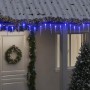 Luces carámbano Navidad 200 LED azul acrílico PVC 20 m en Decoración Festiva y Estacional | Comprar online en Foru.es