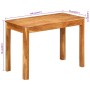 Mesa de comedor madera maciza de acacia 110x55x76 cm en Mesas de comedor | Comprar online en Foru.es