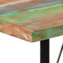Mesa alta de hierro y madera maciza reciclada 110x55x107 cm en Mesas de comedor | Comprar online en Foru.es