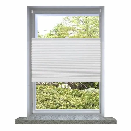 Persiana Plisada 40X100cm Blanco de vidaXL, Persianas y estores - Ref: Foro24-240585, Precio: 16,87 €, Descuento: %