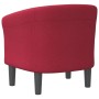 Sillón de tela rojo tinto en Sillones | Comprar online en Foru.es