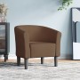 Sillón de tela marrón en Sillones | Comprar online en Foru.es