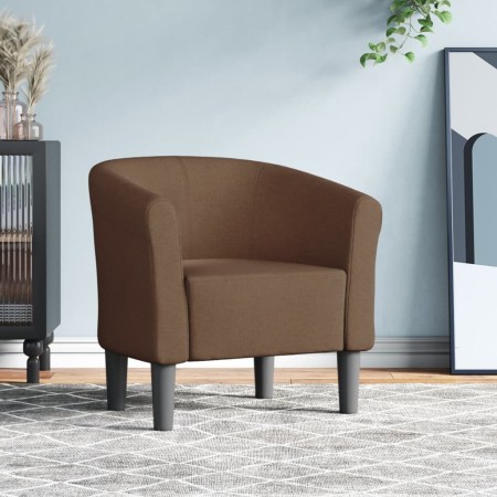 Sillón de tela marrón en Sillones | Comprar online en Foru.es