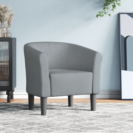 Sillón de tela gris claro en Sillones | Comprar online en Foru.es