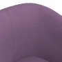 Sillón con taburete tela morado en Sillones | Comprar online en Foru.es