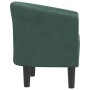 Sillón de terciopelo verde oscuro en Sillones | Comprar online en Foru.es
