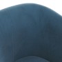 Sillón de terciopelo azul oscuro en Sillones | Comprar online en Foru.es