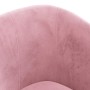Sillón de terciopelo rosa en Sillones | Comprar online en Foru.es