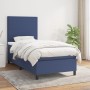 Cama box spring con colchón tela azul 90x200 cm de vidaXL, Camas y somieres - Ref: Foro24-3141591, Precio: 333,94 €, Descuent...