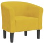 Sillón de terciopelo amarillo en Sillones | Comprar online en Foru.es