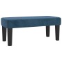 Cama box spring con colchón terciopelo azul oscuro 90x190 cm de vidaXL, Camas y somieres - Ref: Foro24-3137699, Precio: 363,5...