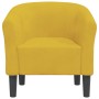Sillón de terciopelo amarillo en Sillones | Comprar online en Foru.es