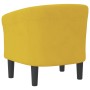 Sillón de terciopelo amarillo en Sillones | Comprar online en Foru.es