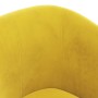 Sillón de terciopelo amarillo en Sillones | Comprar online en Foru.es