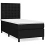 Boxspringbett mit schwarzer Stoffmatratze 90x200 cm von vidaXL, Betten und Lattenroste - Ref: Foro24-3142067, Preis: 335,52 €...