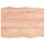 Tablero mesa madera tratada roble borde natural 80x60x2 cm de vidaXL, Tableros para mesas - Ref: Foro24-363944, Precio: 48,61...