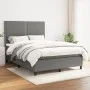Boxspringbett mit dunkelgrauer Stoffmatratze 140x200 cm von vidaXL, Betten und Lattenroste - Ref: Foro24-3141698, Preis: 459,...