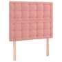 Cama box spring con colchón terciopelo rosa 80x200 cm de vidaXL, Camas y somieres - Ref: Foro24-3138054, Precio: 356,47 €, De...