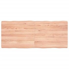 Tablero mesa madera tratada borde natural marrón 120x50x(2-6)cm de vidaXL, Tableros para mesas - Ref: Foro24-363959, Precio: ...