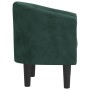Sillón de terciopelo verde oscuro en Sillones | Comprar online en Foru.es