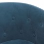 Sillón de terciopelo azul oscuro en Sillones | Comprar online en Foru.es
