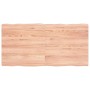 Tablero mesa madera tratada borde natural marrón 120x60x(2-4)cm de vidaXL, Tableros para mesas - Ref: Foro24-363960, Precio: ...