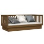 Sofá cama de madera maciza de pino marrón miel 80x200 cm de vidaXL, Camas y somieres - Ref: Foro24-821562, Precio: 165,70 €, ...