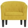 Sillón de terciopelo amarillo en Sillones | Comprar online en Foru.es