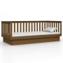 Sofá cama de madera maciza de pino marrón miel 80x200 cm de vidaXL, Camas y somieres - Ref: Foro24-821562, Precio: 165,70 €, ...
