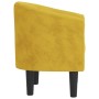 Sillón de terciopelo amarillo en Sillones | Comprar online en Foru.es
