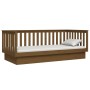 Sofá cama de madera maciza de pino marrón miel 80x200 cm de vidaXL, Camas y somieres - Ref: Foro24-821562, Precio: 165,70 €, ...