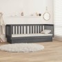 Sofá cama madera maciza de pino gris 90x190 cm de vidaXL, Camas y somieres - Ref: Foro24-821581, Precio: 147,66 €, Descuento: %